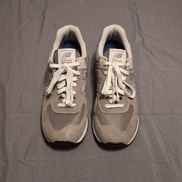 New Balance Shoes - New Balance 574 Women Size 8.5 Gray Retro Classic Running Shoes Sneaker WL574EVG